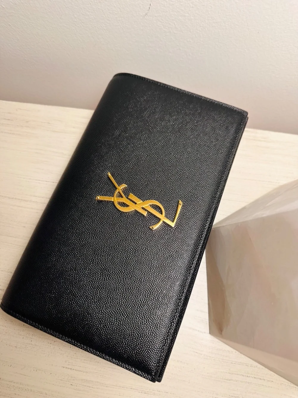 Saint Laurent Kate Clutch - Black - Picture 3 of 12